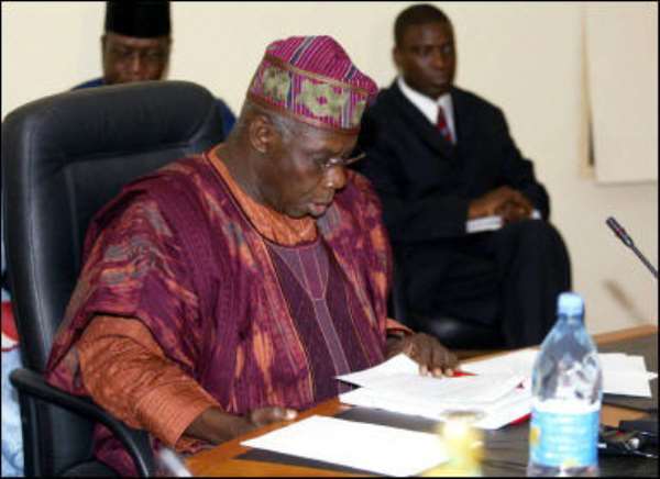 President Obasanjo Receives New Ghanaian, Other Ambassadors